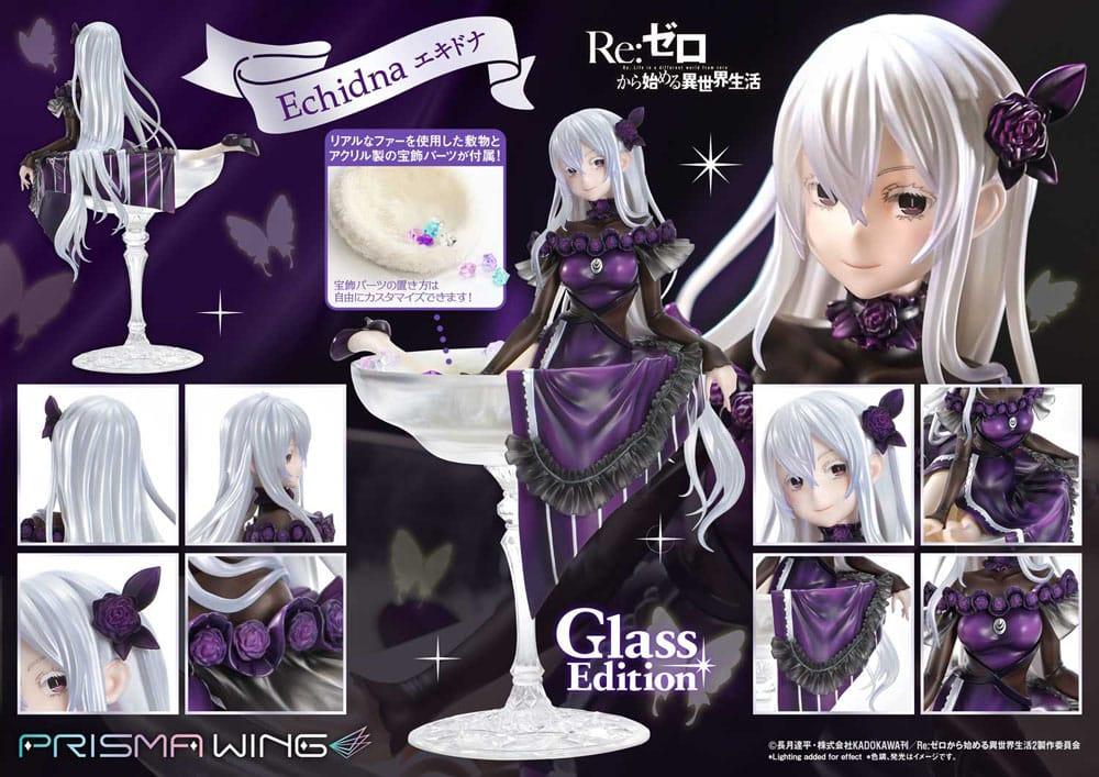 Re:ZERO Starting Life in Another World Prisma Wing PVC Figur 1/7 Echidna Glass Edition 24 cm Prime 1 Studio
