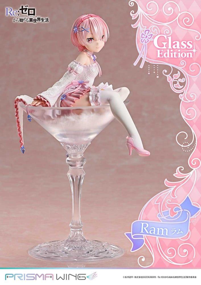 Re:ZERO Starting Life in Another World Prisma Wing PVC Figur 1/7 Ram Glass Edition 24 cm Prime 1 Studio