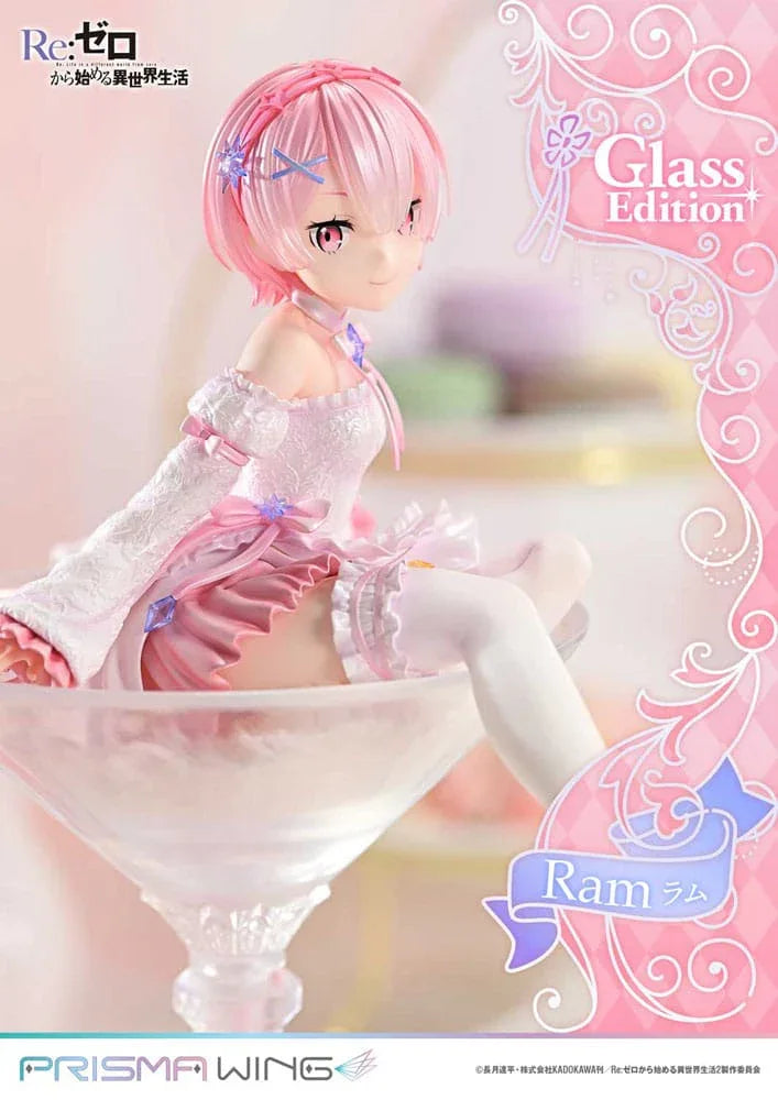 Re:ZERO Starting Life in Another World Prisma Wing PVC Figur 1/7 Ram Glass Edition 24 cm Prime 1 Studio
