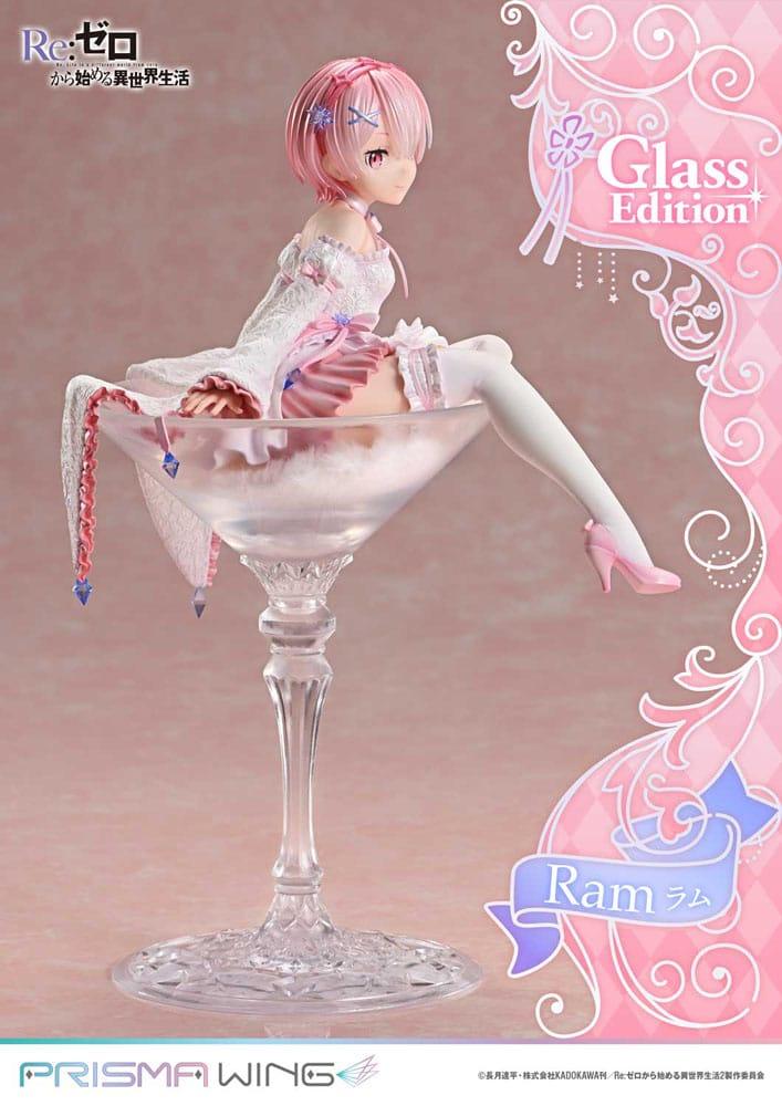 Re:ZERO Starting Life in Another World Prisma Wing PVC Figur 1/7 Ram Glass Edition 24 cm Prime 1 Studio