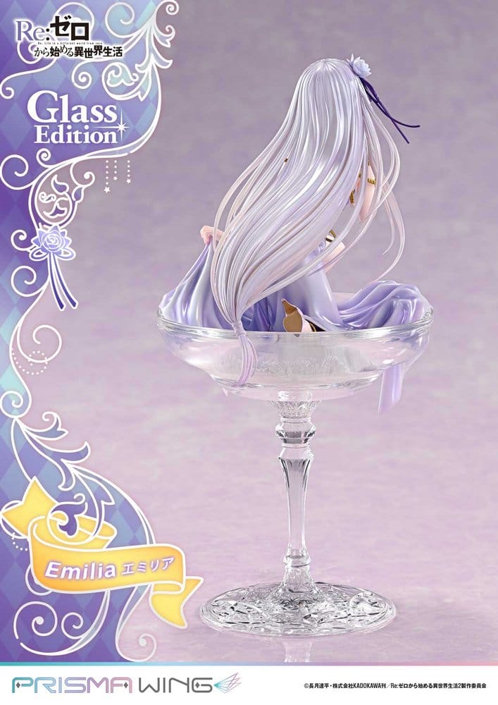 Re:Zero Prisma Wing Statue 1/7 Emilia Glass Edition 29 cm