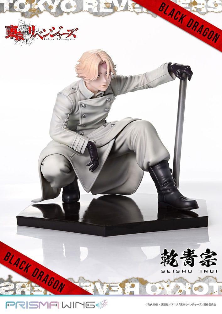 Tokyo Revengers Prisma Wing PVC Figur 1/7 Seishu Inui 14 cm Prime 1 Studio