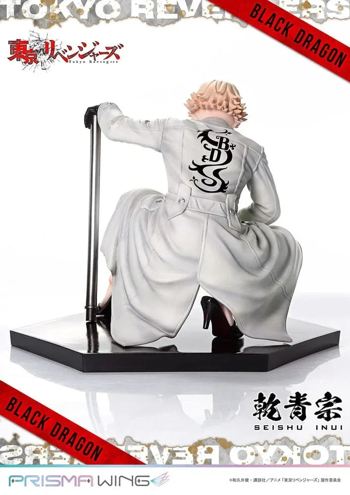 Tokyo Revengers Prisma Wing PVC Figur 1/7 Seishu Inui 14 cm Prime 1 Studio