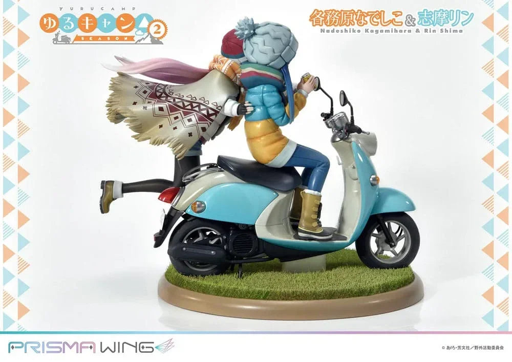 Laid-Back Camp Prisma Wing PVC Figur Nadeshiko Kagamihara & Rin Shima 24 cm Prime 1 Studio