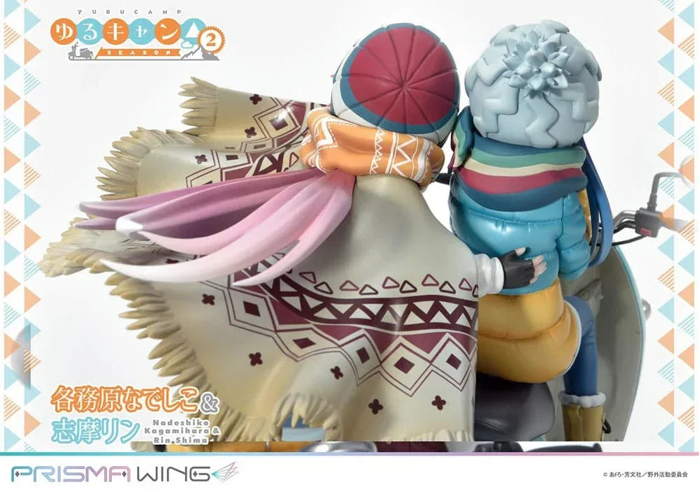 Laid-Back Camp Prisma Wing PVC Figur Nadeshiko Kagamihara & Rin Shima 24 cm Prime 1 Studio