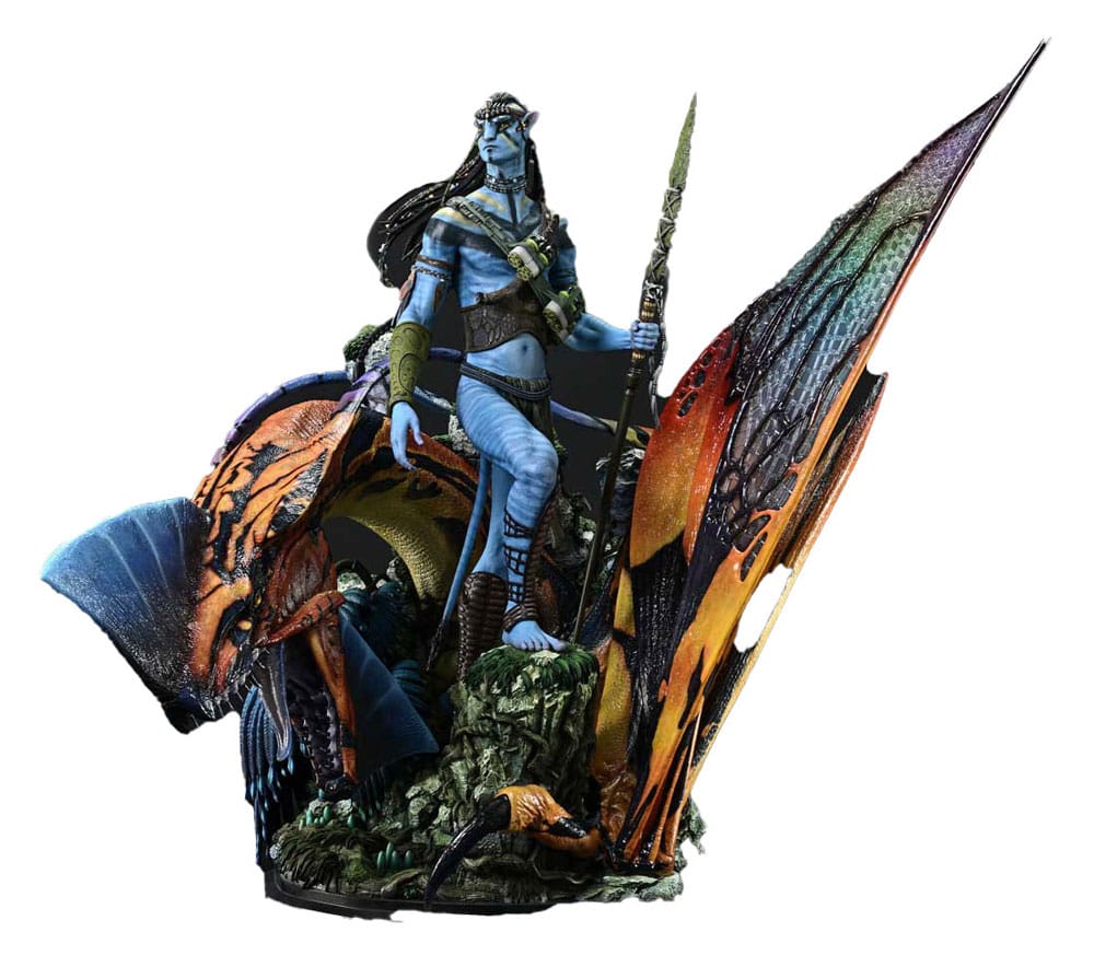 Avatar (Film) Real Elite Masterline Series Statue 1/4 Jake Sully & The Great Leonopteryx 87 cm