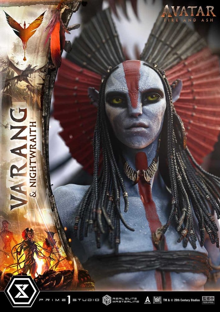 Avatar: Fire and Ash (Film) Real Elite Masterline Series Statue 1/4 Varang & Nightwraith Avatar Legacy Collection Bonus Version 96 cm