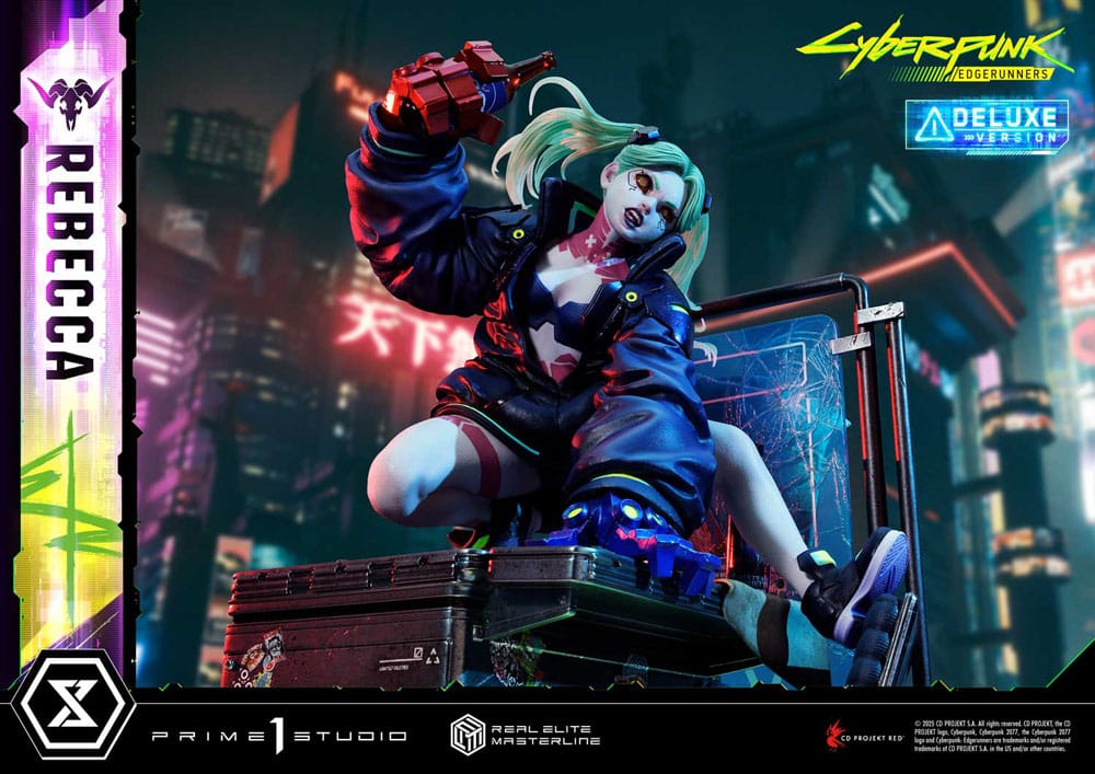 Cyberpunk: Edgerunners Real Elite Masterline Series Statue 1/4 Rebecca Deluxe Version 54 cm
