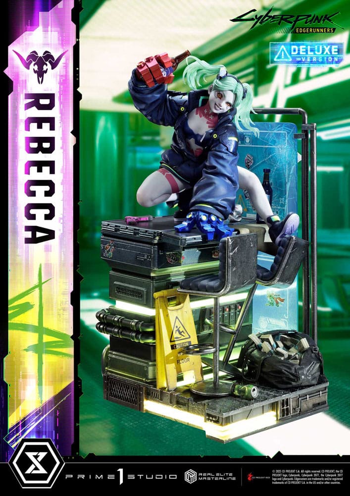 Cyberpunk: Edgerunners Real Elite Masterline Series Statue 1/4 Rebecca Deluxe Bonus Version 54 cm