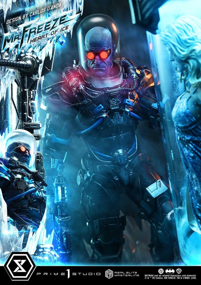 DC Comics Real Elite Masterline Series Statue 1/3 Batman (Comics) Mr. Freeze Heart of Ice (Design by Carlos D'Anda) 82 cm