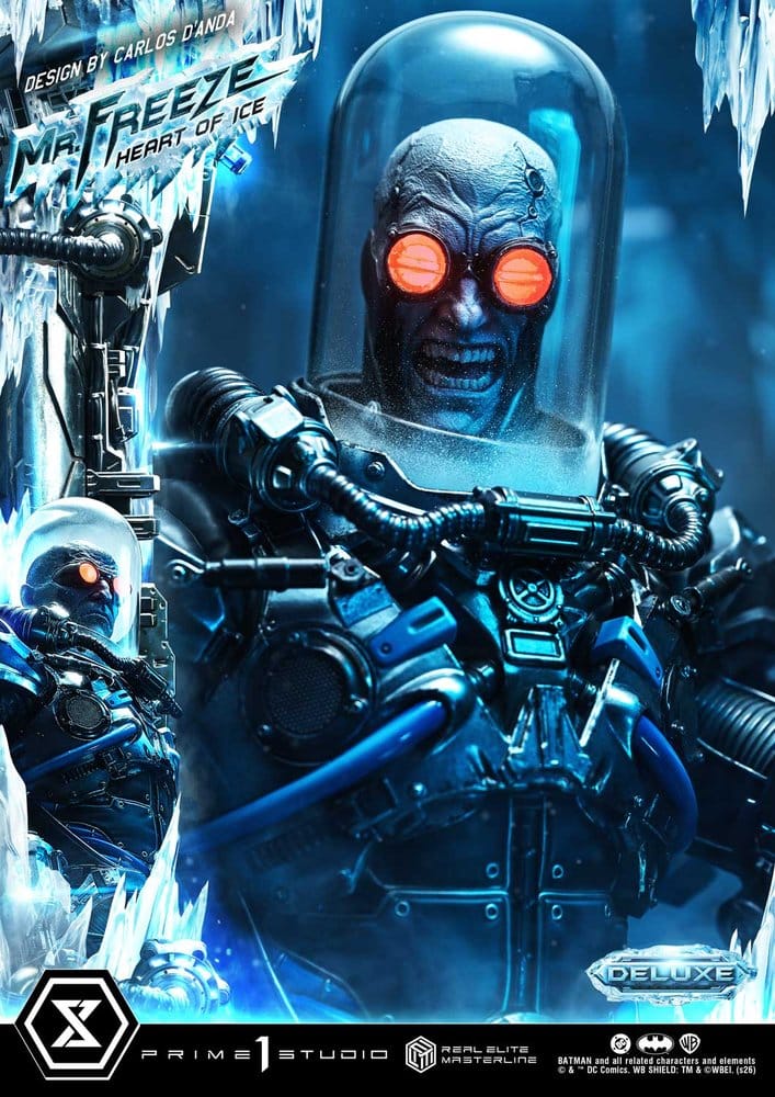 DC Comics Real Elite Masterline Series Statue 1/3 Batman (Comics) Mr. Freeze Heart of Ice (Design by Carlos D'Anda) Deluxe Version 82 cm