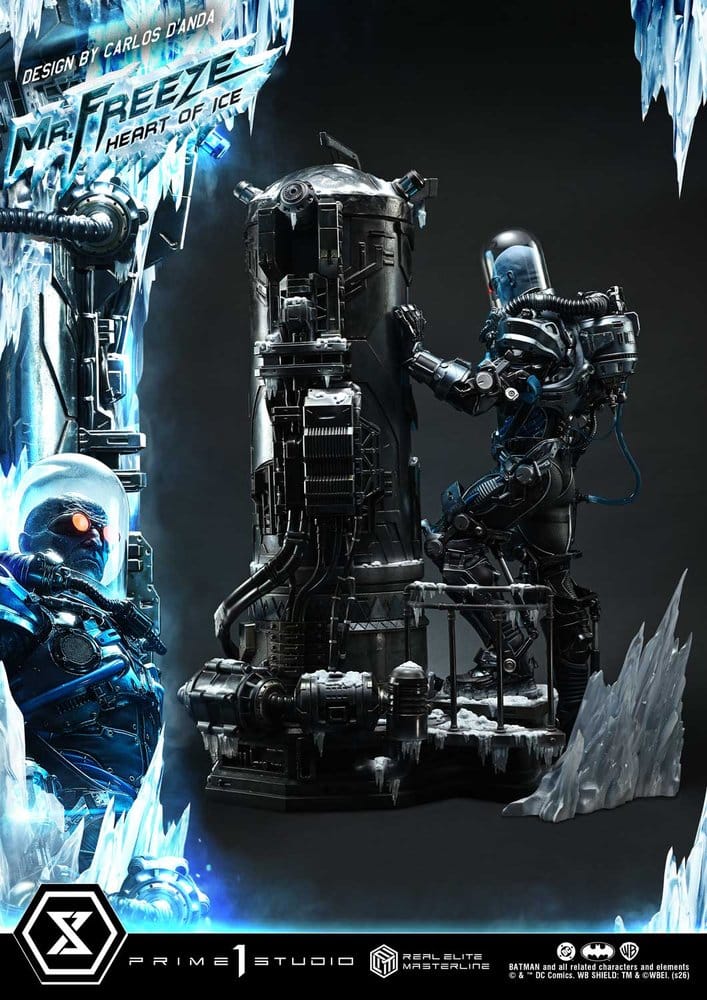 DC Comics Real Elite Masterline Series Statue 1/3 Batman (Comics) Mr. Freeze Heart of Ice (Design by Carlos D'Anda) Deluxe Version 82 cm