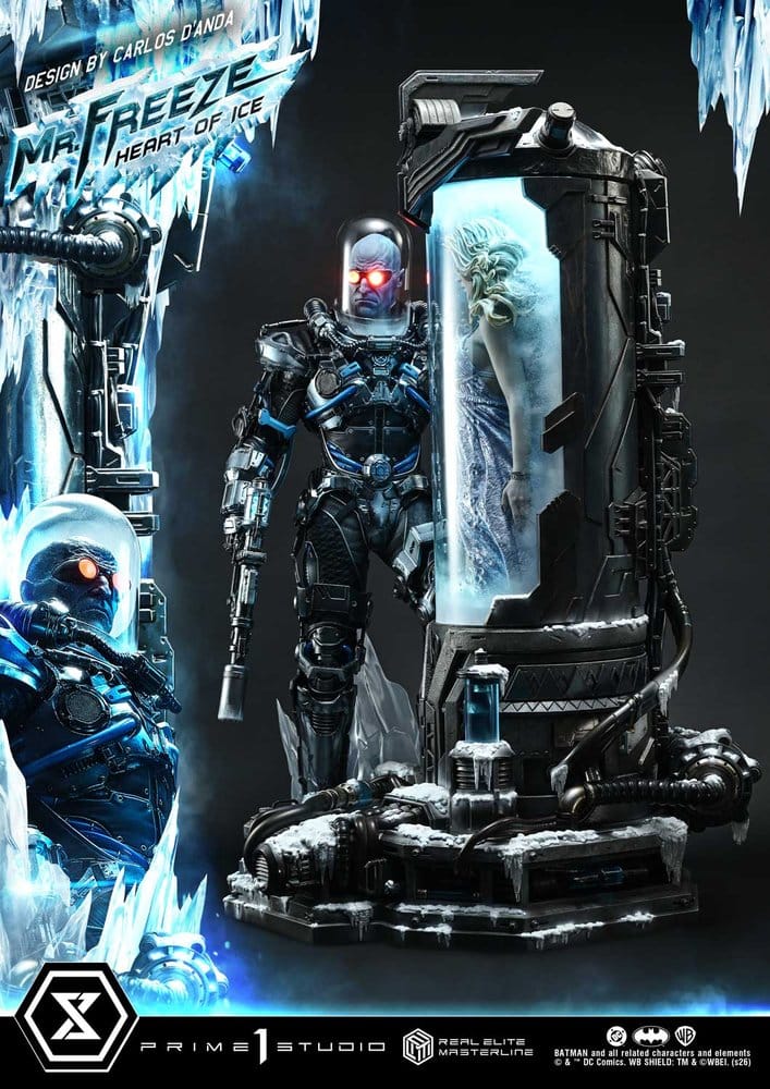 DC Comics Real Elite Masterline Series Statue 1/3 Batman (Comics) Mr. Freeze Heart of Ice (Design by Carlos D'Anda) Deluxe Version 82 cm