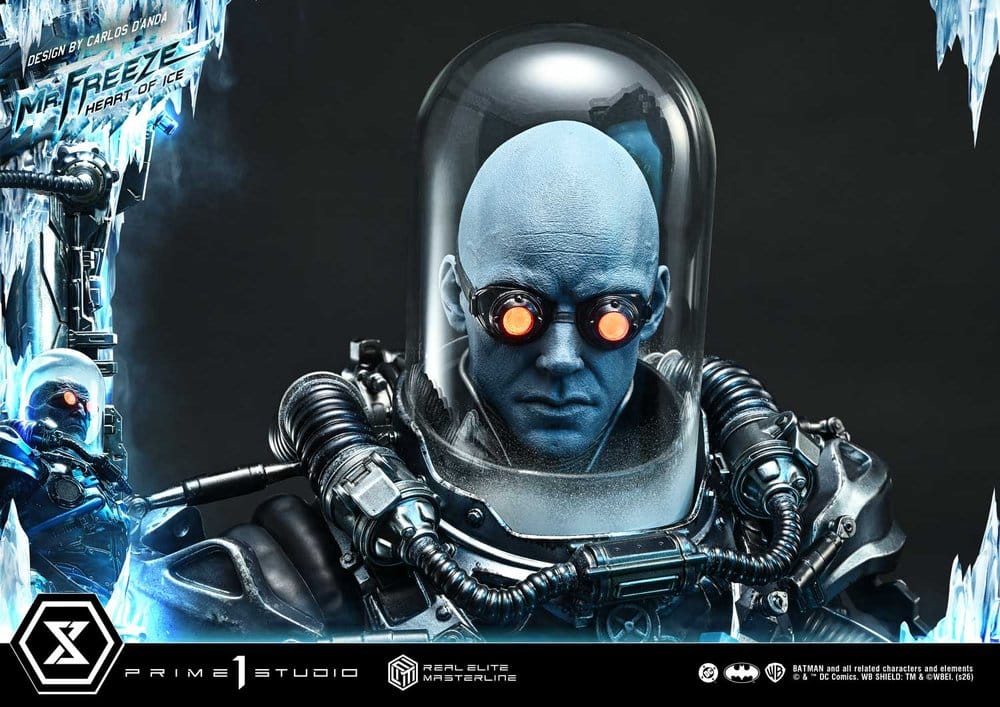 DC Comics Real Elite Masterline Series Statue 1/3 Batman (Comics) Mr. Freeze Heart of Ice (Design by Carlos D'Anda) Deluxe Version 82 cm