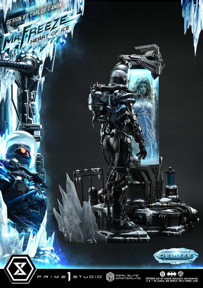 DC Comics Real Elite Masterline Series Statue 1/3 Batman (Comics) Mr. Freeze Heart of Ice (Design by Carlos D'Anda) Deluxe Version 82 cm