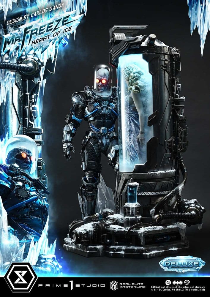 DC Comics Real Elite Masterline Series Statue 1/3 Batman (Comics) Mr. Freeze Heart of Ice (Design by Carlos D'Anda) Deluxe Version 82 cm