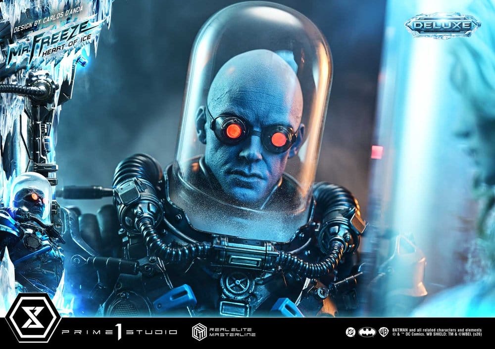 DC Comics Real Elite Masterline Series Statue 1/3 Batman (Comics) Mr. Freeze Heart of Ice (Design by Carlos D'Anda) Deluxe Bonus Version 82 cm