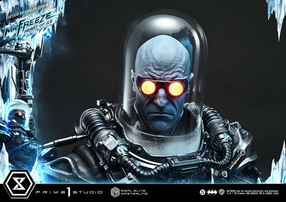 DC Comics Real Elite Masterline Series Statue 1/3 Batman (Comics) Mr. Freeze Heart of Ice (Design by Carlos D'Anda) Deluxe Bonus Version 82 cm