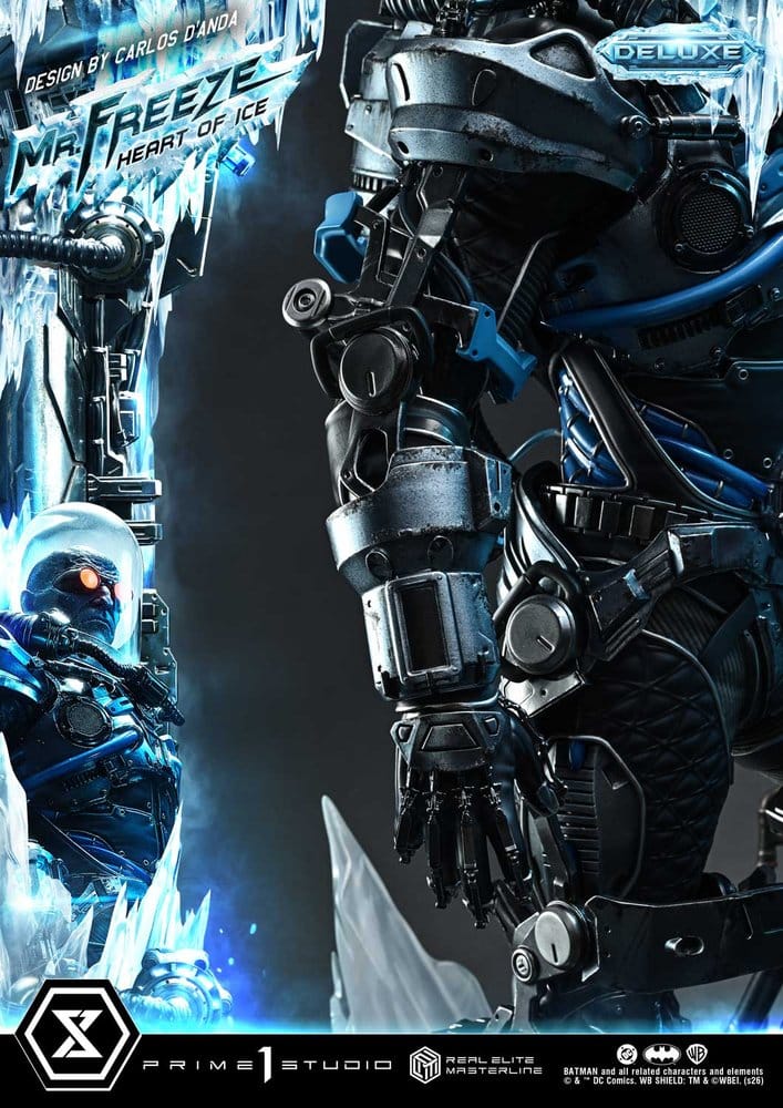 DC Comics Real Elite Masterline Series Statue 1/3 Batman (Comics) Mr. Freeze Heart of Ice (Design by Carlos D'Anda) Deluxe Bonus Version 82 cm