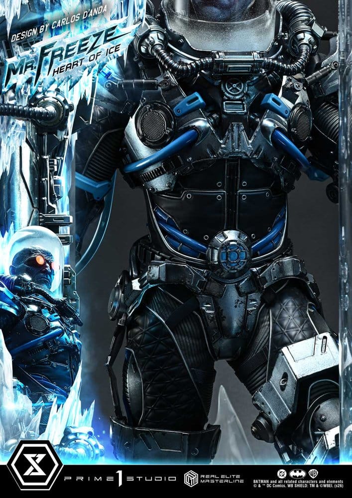 DC Comics Real Elite Masterline Series Statue 1/3 Batman (Comics) Mr. Freeze Heart of Ice (Design by Carlos D'Anda) Deluxe Bonus Version 82 cm