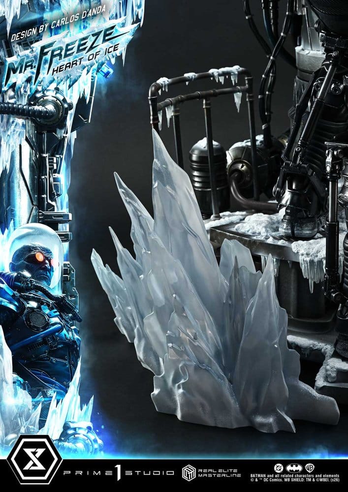DC Comics Real Elite Masterline Series Statue 1/3 Batman (Comics) Mr. Freeze Heart of Ice (Design by Carlos D'Anda) Deluxe Bonus Version 82 cm