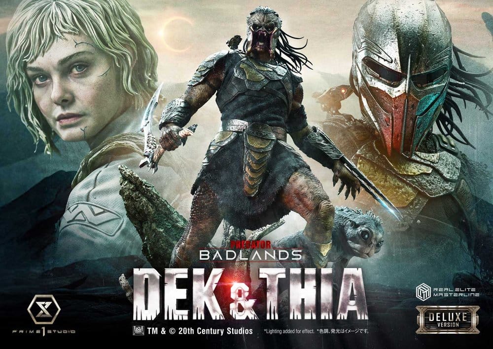 Predator Real Elite Masterline Statue 1/3 Badlands Dek & Thia Deluxe Version 87 cm