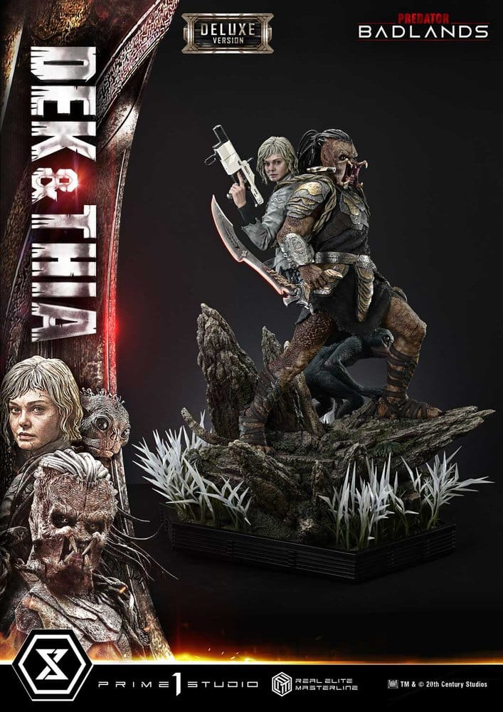 Predator Real Elite Masterline Statue 1/3 Badlands Dek & Thia Deluxe Version 87 cm