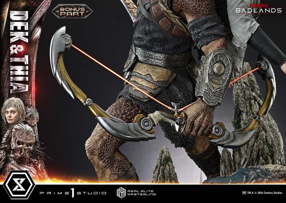 Predator Real Elite Masterline Statue 1/3 Badlands Dek & Thia DX Bonus Version 87 cm
