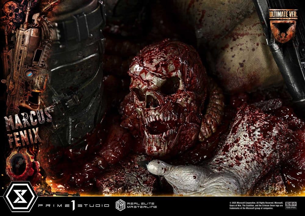 Gears of War: Reloaded Real Elite Masterline Series Statue 1/3 Marcus Fenix Ultimate Version 97 cm