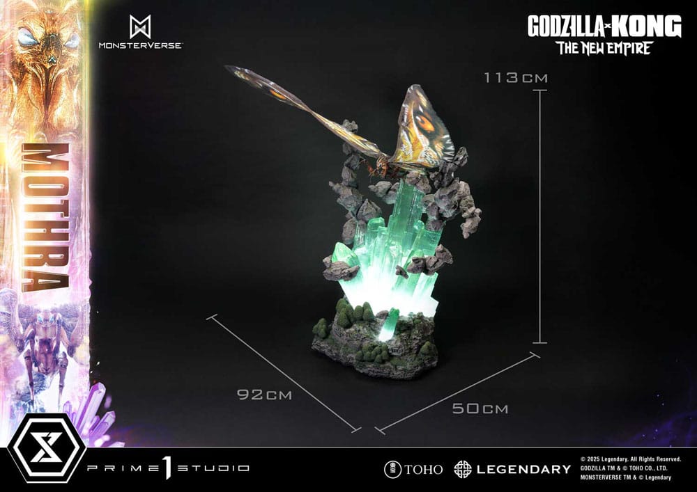 Godzilla x Kong: The New Empire Ultimate Diorama Masterline Series Statue Mothra Bonus Version 113 cm