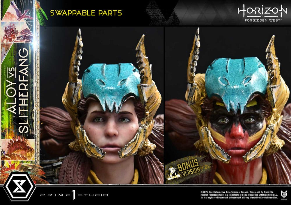 Horizon Forbidden West Ultimate Diorama Masterline Series Statue Aloy vs. The Slitherfang Bonus Version 82 cm