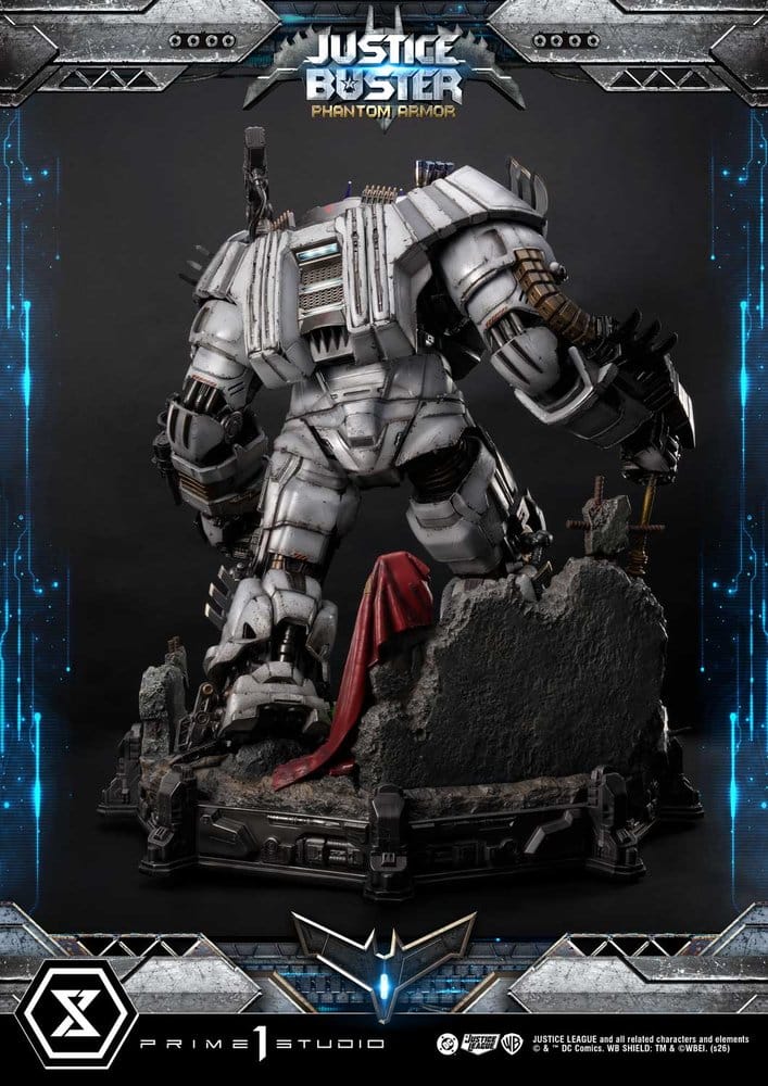 DC Comics Ultimate Museum Masterline Statue Justice Buster: Phantom Armor (Design By Josh Nizzi) 88 cm