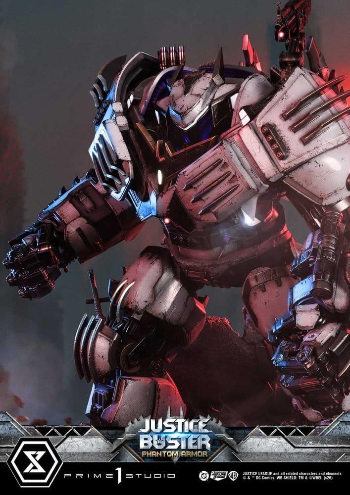 DC Comics Ultimate Museum Masterline Statue Justice Buster: Phantom Armor (Design By Josh Nizzi) 88 cm
