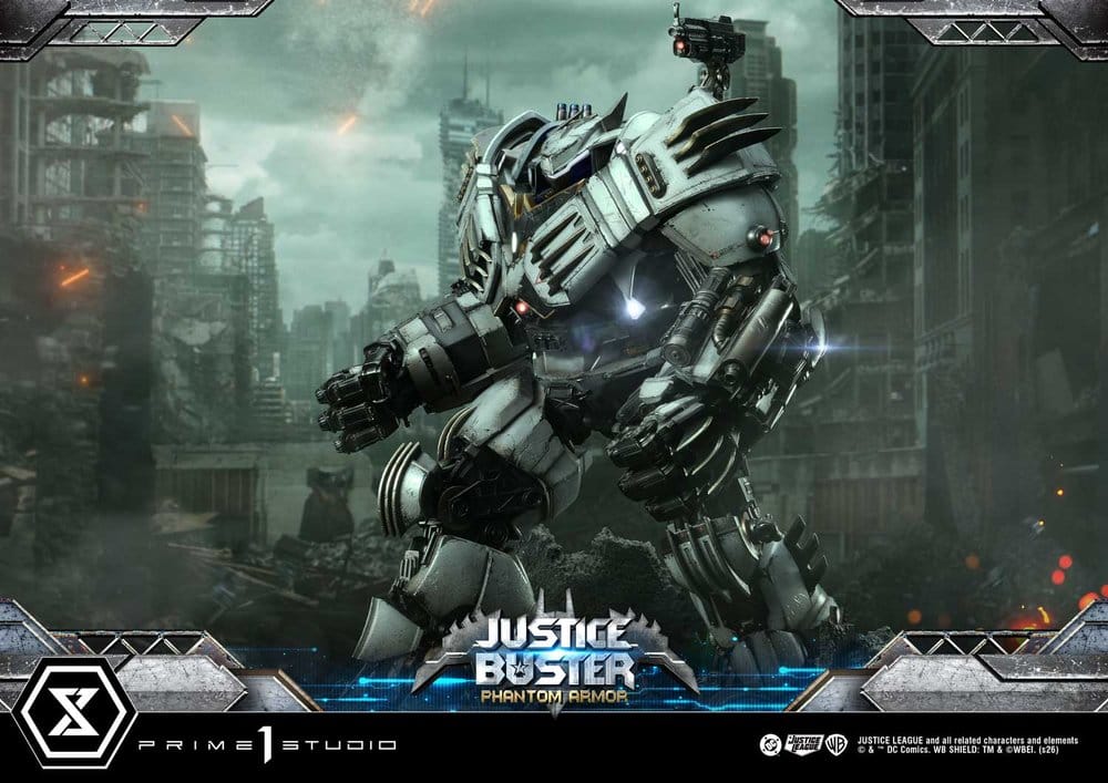 DC Comics Ultimate Museum Masterline Statue Justice Buster: Phantom Armor (Design By Josh Nizzi) 88 cm