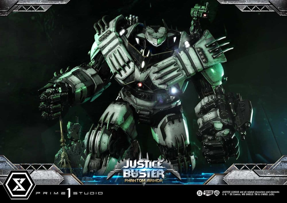 DC Comics Ultimate Museum Masterline Statue Justice Buster: Phantom Armor (Design By Josh Nizzi) 88 cm