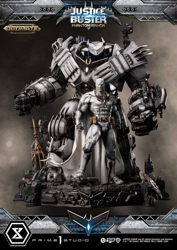 DC Comics Ultimate Museum Masterline Statue Justice Buster: Phantom Armor (Design By Josh Nizzi) Ultimate Version 88 cm