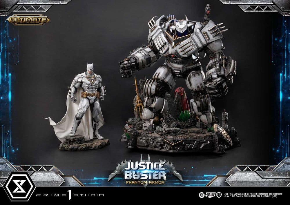 DC Comics Ultimate Museum Masterline Statue Justice Buster: Phantom Armor (Design By Josh Nizzi) Ultimate Version 88 cm
