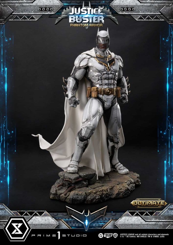 DC Comics Ultimate Museum Masterline Statue Justice Buster: Phantom Armor (Design By Josh Nizzi) Ultimate Version 88 cm