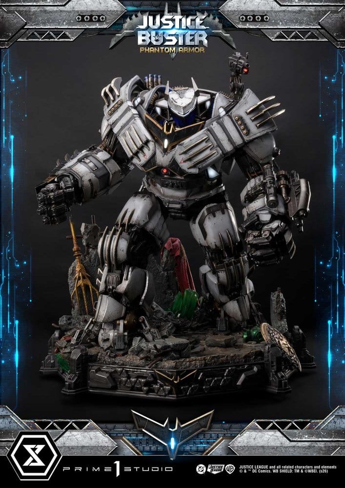 DC Comics Ultimate Museum Masterline Statue Justice Buster: Phantom Armor (Design By Josh Nizzi) Ultimate Version 88 cm