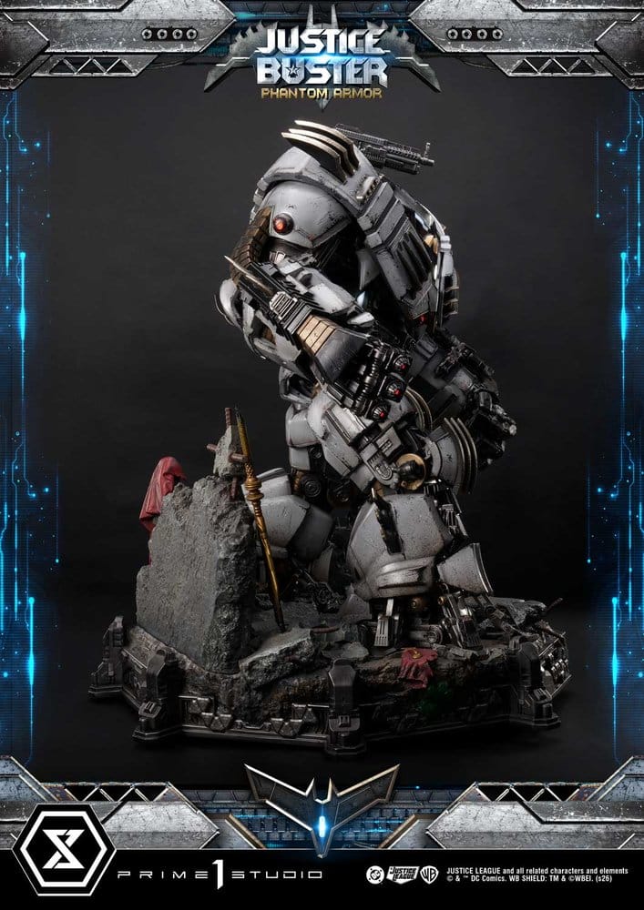 DC Comics Ultimate Museum Masterline Statue Justice Buster: Phantom Armor (Design By Josh Nizzi) Ultimate Version 88 cm