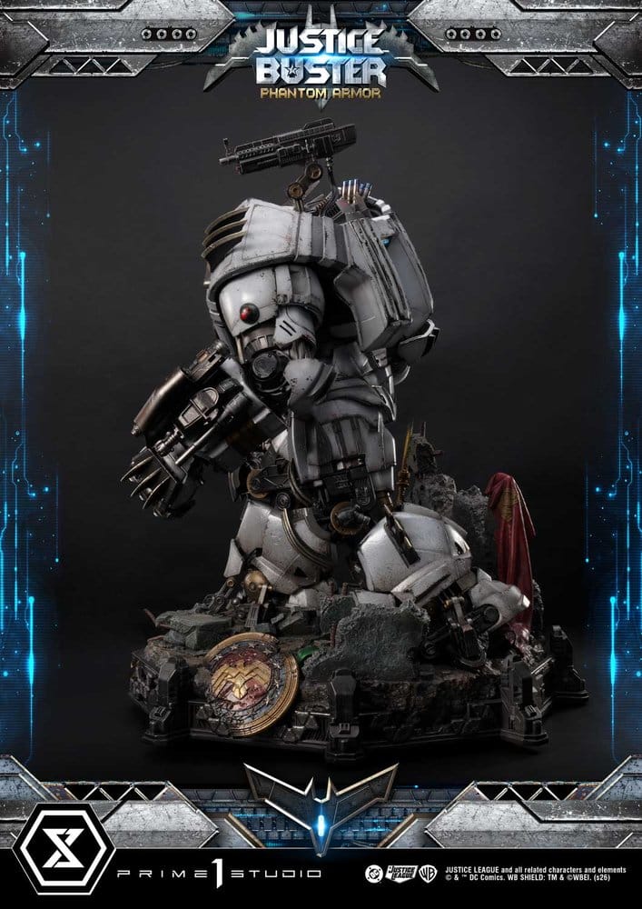 DC Comics Ultimate Museum Masterline Statue Justice Buster: Phantom Armor (Design By Josh Nizzi) Ultimate Version 88 cm