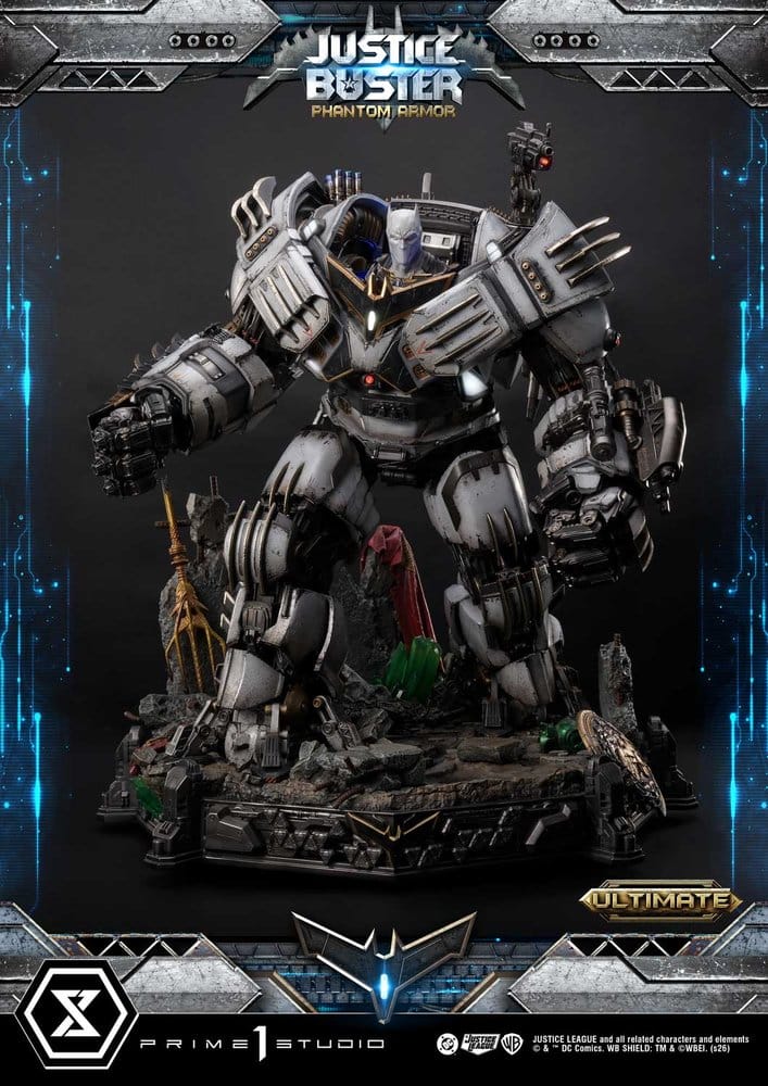 DC Comics Ultimate Museum Masterline Statue Justice Buster: Phantom Armor (Design By Josh Nizzi) Ultimate Bonus Version 88 cm