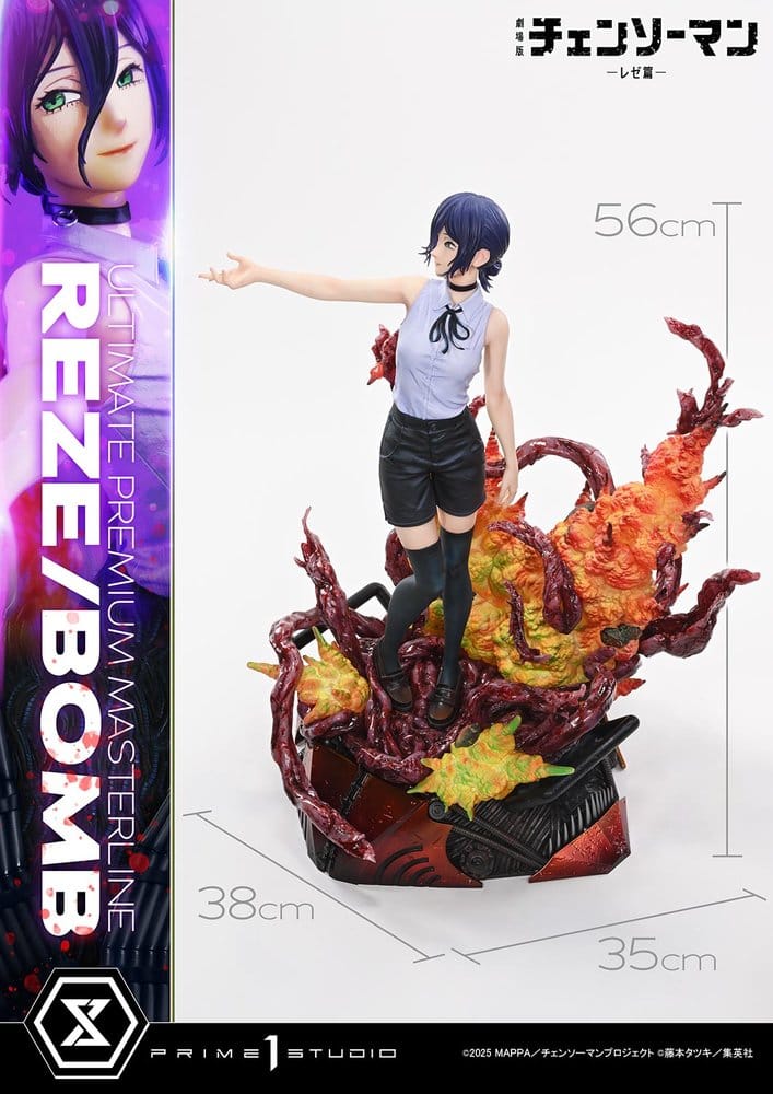 Chainsaw Man Ultimate Premium Masterline Series Statue 1/4 The Movie: Reze Arc REZE/BOMB 56 cm