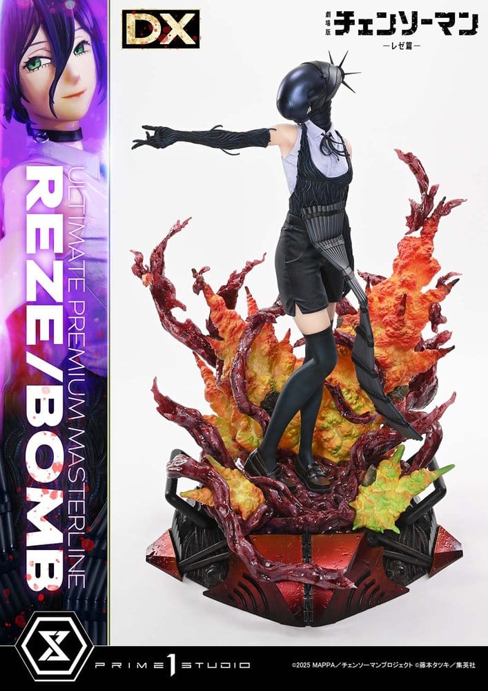 Chainsaw Man Ultimate Premium Masterline Series Statue 1/4 The Movie: Reze Arc REZE/BOMB DX Bonus Version 56 cm