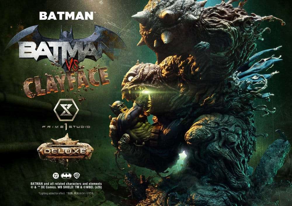 DC Comics Ultimate Premium Masterline Series Statue 1/4 Batman VS Clayface Deluxe Version 83 cm