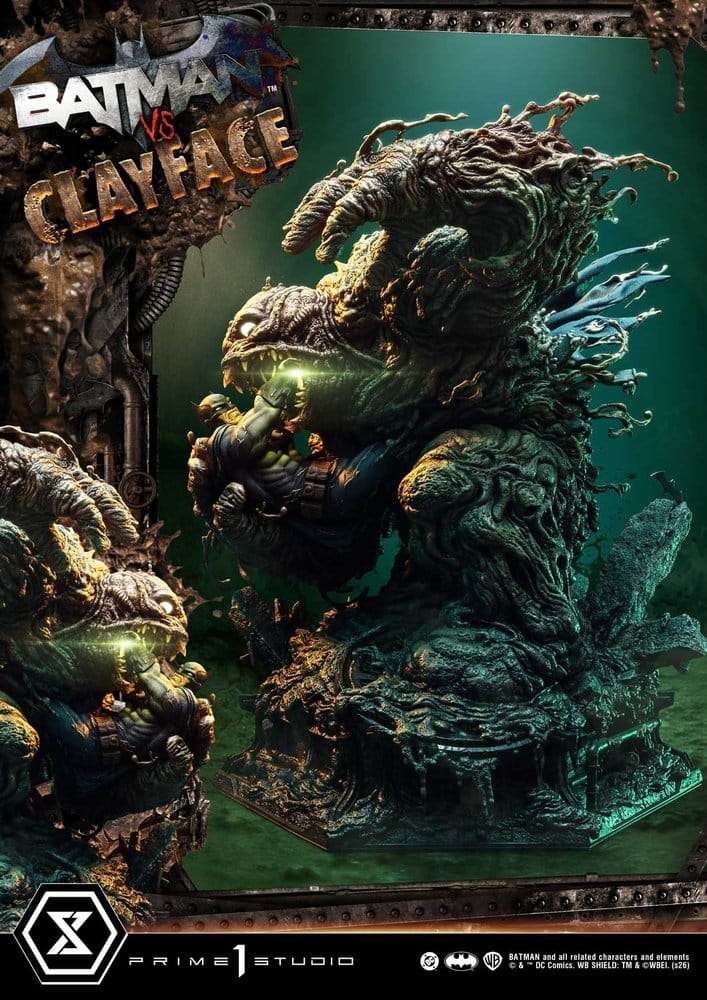 DC Comics Ultimate Premium Masterline Series Statue 1/4 Batman VS Clayface Deluxe Version 83 cm