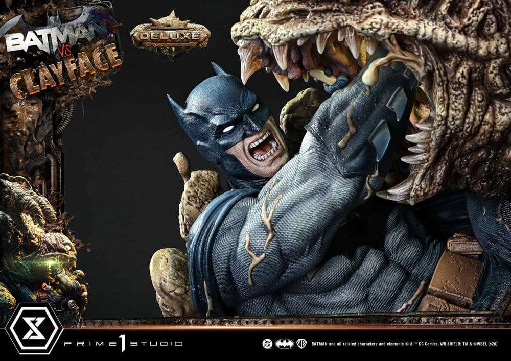 DC Comics Ultimate Premium Masterline Series Statue 1/4 Batman VS Clayface Deluxe Version 83 cm
