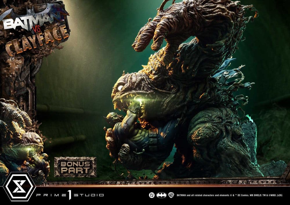 DC Comics Ultimate Premium Masterline Series Statue 1/4 Batman VS Clayface DX Bonus Version 83 cm