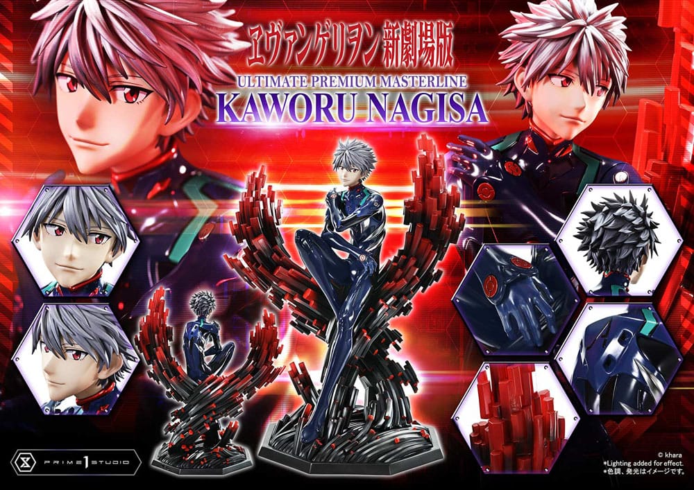 Neon Genesis Evangelion Ultimat Premium Masterline Serie Figurin 1/4 Kaworu Nagisa 47 cm