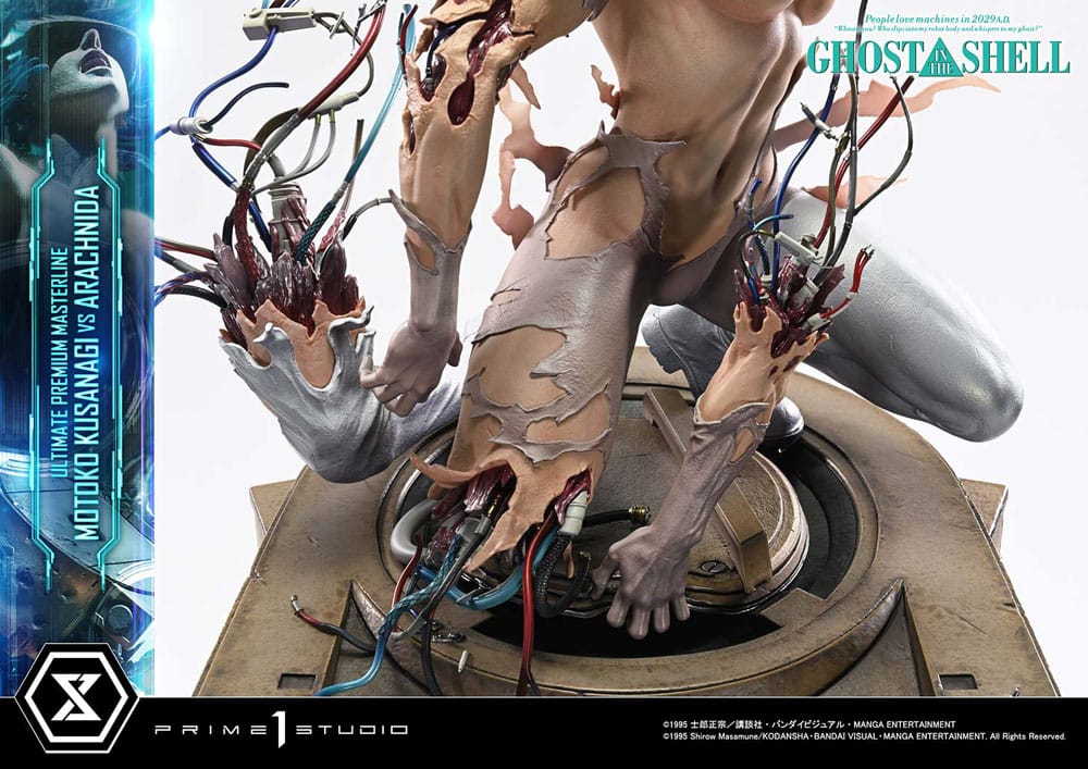 Ghost in the Shell Ultimate Premium Masterline Series Statue 1/4 Motoko Kusanagi vs Arachnida 68 cm